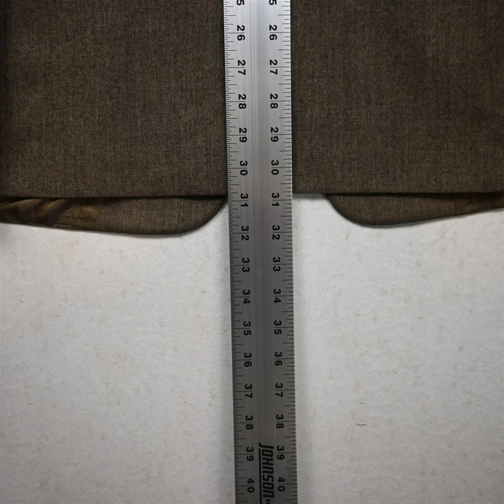 Vtg USA Christian Dior 40S Brown Birdesye Wool Slim Mens Blazer Sport‎ Coat